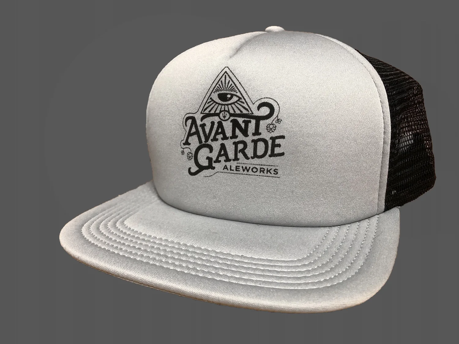 Avant Garde Aleworks custom screen printed trucker hat Colorado
