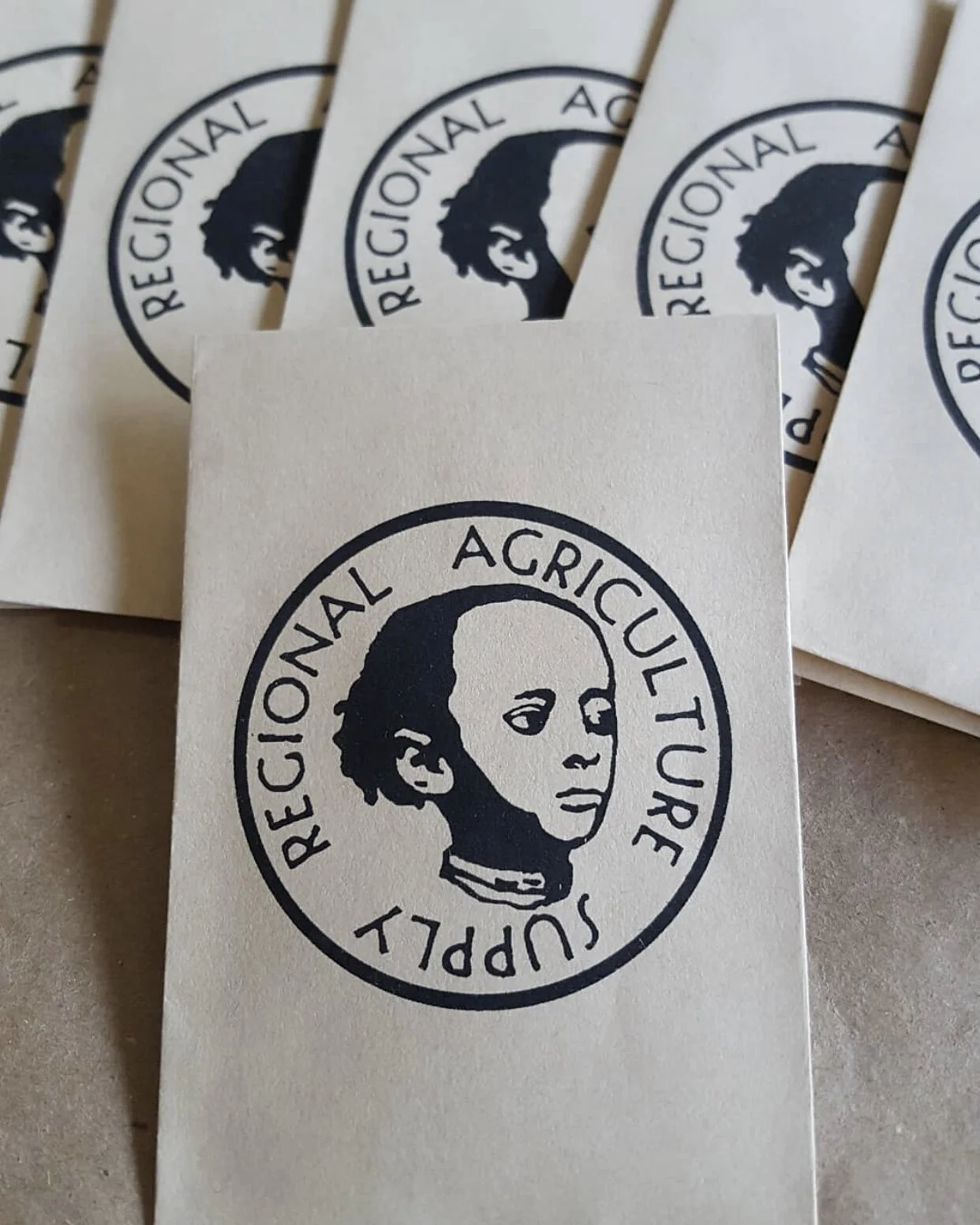 Regional Agriculture Supply custom screen printed seed packets Colorado ATMOS Printing